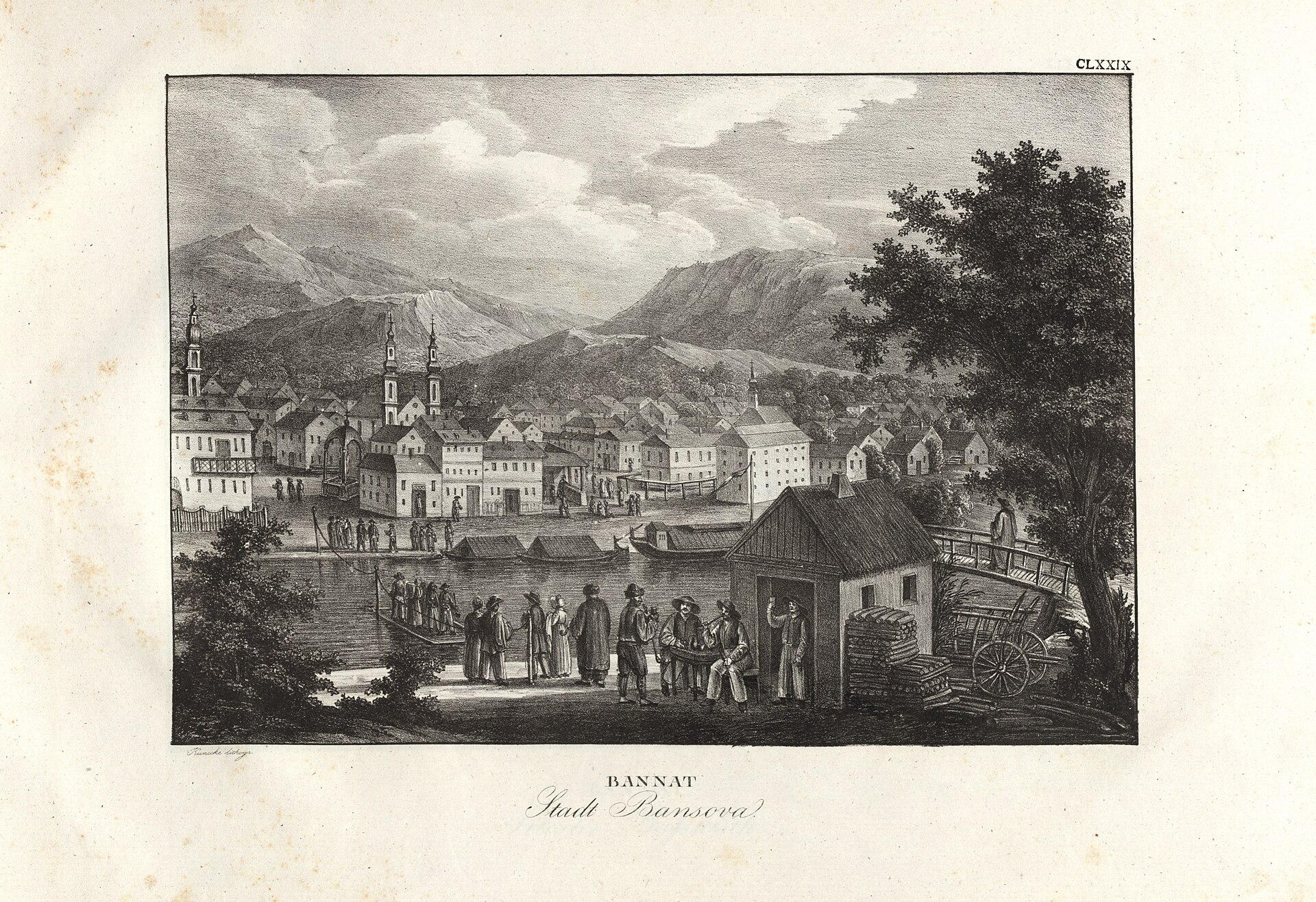 Гравира Панчева са Дунава из 1826. године