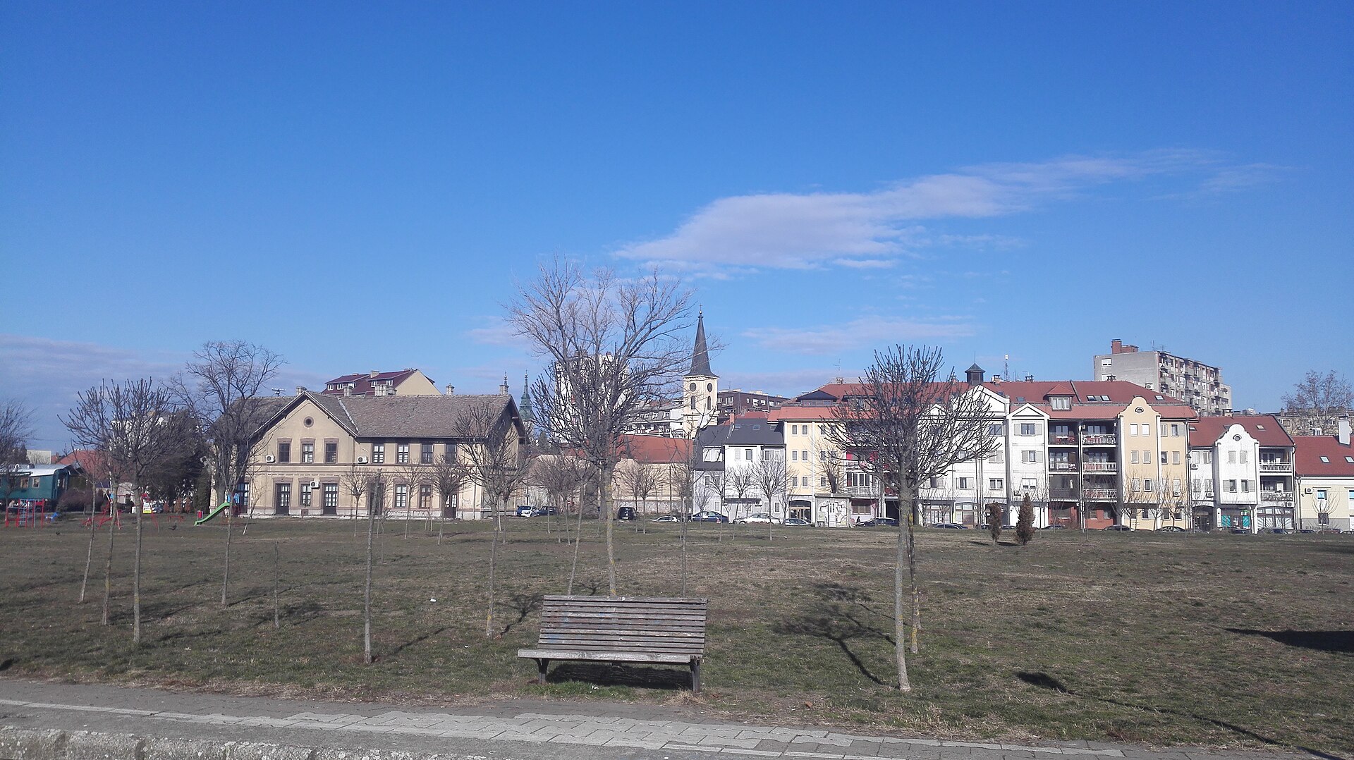 Панорама Панчева са Тамишом